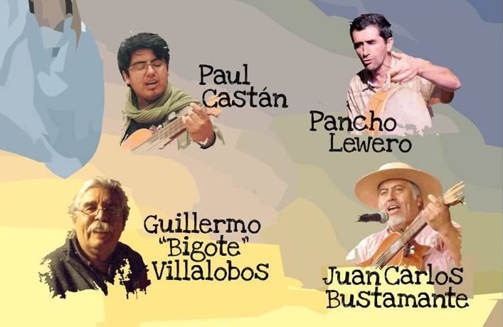 Payadores de Casablanca, Placilla, Rancagua y San Bernardo se juntan en Quilpué el sábado 9 de junio